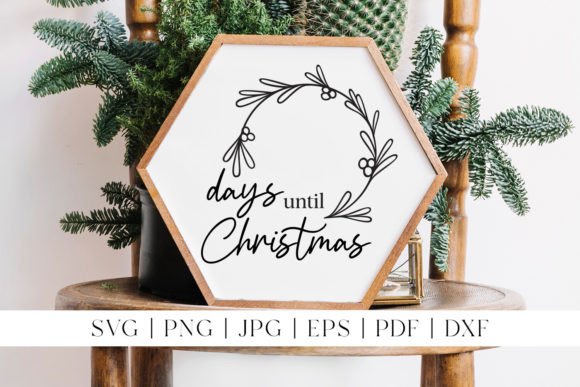 Christmas Day Countdown Vector Design for Illustrations