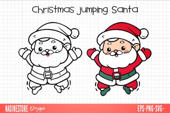 Christmas Santa Claus SVG, PNG & Illustrations Review