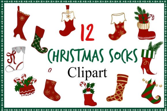 Christmas Socks Clipart: A Designer's Review of Seasonal Illustrations