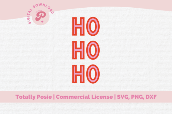 Ho Ho Ho SVG Merry Christmas, Ornament for Branding