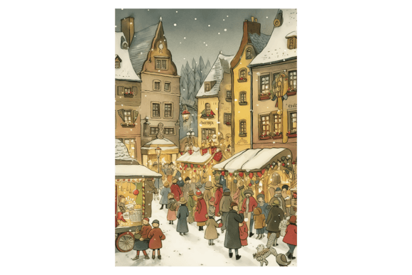 Market Christmas Card: A Designer's Review of Seasonal Illustrations