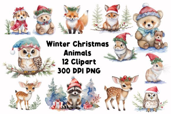 Watercolor Christmas Animals Sublimation: A Designer's Review